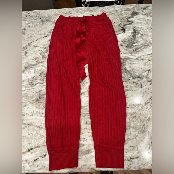 Abercrombie & Fitch Pants - Abercrombie & Fitch Women Sweatpants Medium Red Viscose B Drawstring Jogger